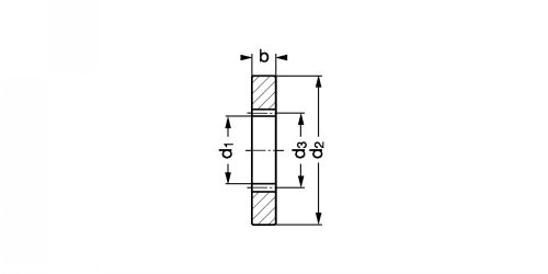 Roue dentée intérieurement - Plan