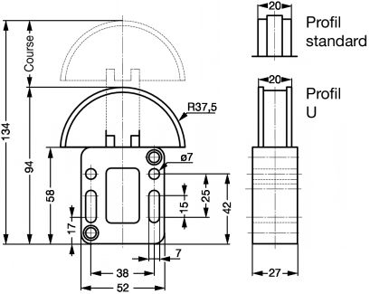 Tendeur de chaîne SPANN-BOX® taille 0 - Plan