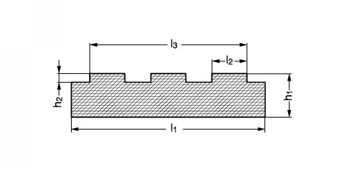 Glissière pour chaîne - Plan