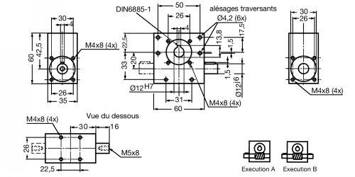 Renvoi d'angle - Plan