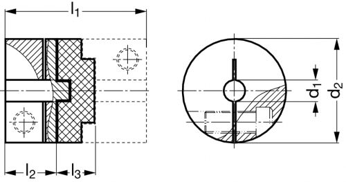 Accouplement rigide HFX - Plan