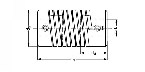 Accouplement à ressorts EK - Plan