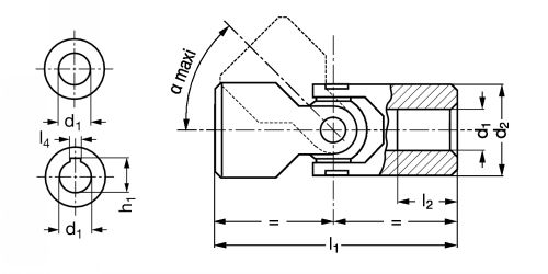 Joint de cardan de précision - Plan