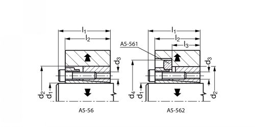 Moyeu de serrage auto-centrant - Plan