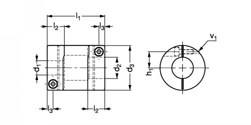 Accouplement flexible XGT2 - Plan