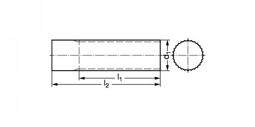 Barreau denté profil AT10 - Plan