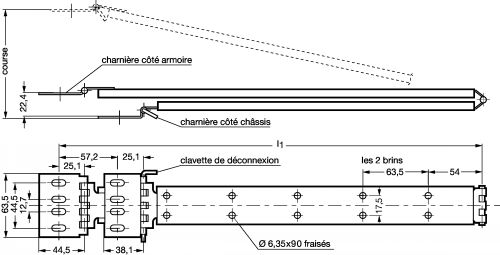 Guide câble ou flexible - Plan