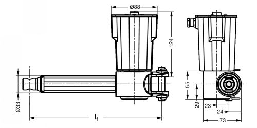 Vérin électrique B52-CATR-33-12- Plan