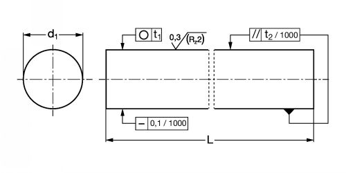 Arbre de guidage - Plan