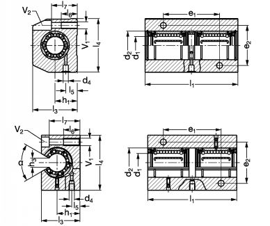 Palier tandem fermé - Plan