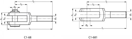 Chape de tringlerie - Plan