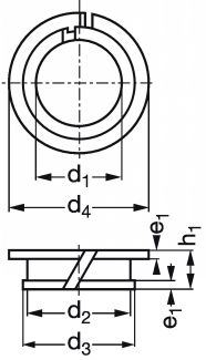 Palier clips - Plan