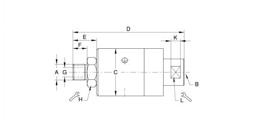 Joints tournants Série AP eau ou huile hydraulique