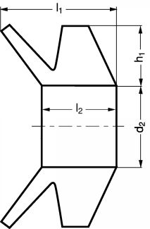 Joint V-ring profil S pour arbre tournant - Plan