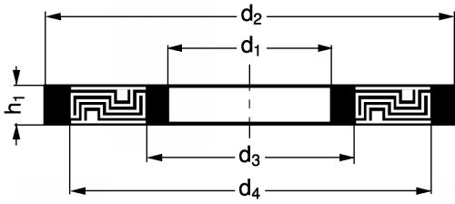 Anneau d'étanchéité à lamelles - Plan