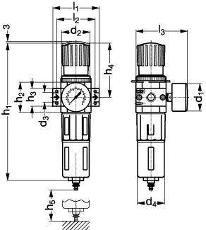 Filtre régulateur - Plan