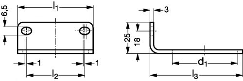 Équerre de fixation pour régulateur - Plan