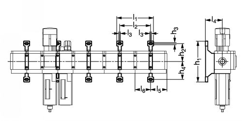 Equerre de fixation - Plan