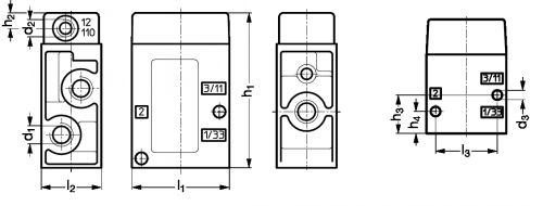 Distributeur en ligne 3/2 - Plan