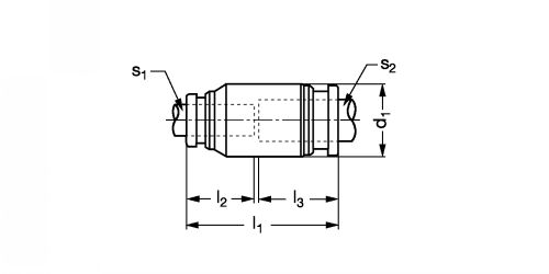 Raccord union double inox - Plan