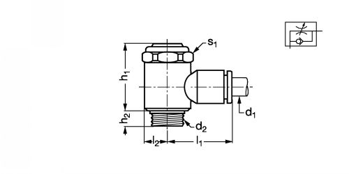 Régleur de débit cylindrique - Plan