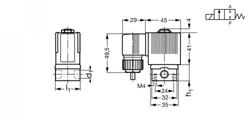 Electrovanne compacte - Plan