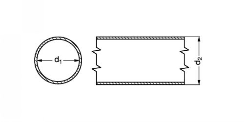 Tube calibré polyuréthane - Plan