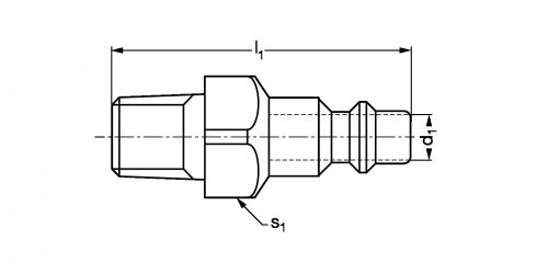 Embout coupleur ISO B - Plan