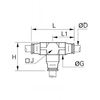 Té égal/tube - LEGRIS 3204 - Plan