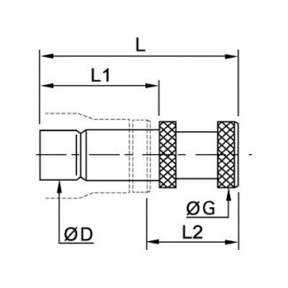 Bouchon encliquetable - LEGRIS 3626 - Plan