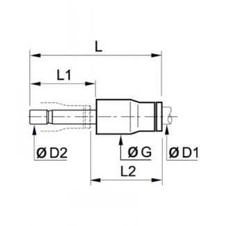 Grossisseur encliquetable - LEGRIS 3668 - Plan