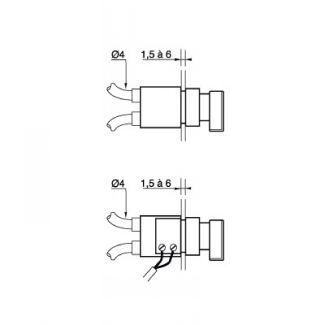 Bouton pneumatique/électro-pneumatique - LEGRIS 4299 - Plan