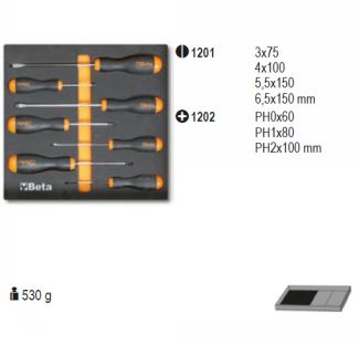 Plateau d'outils de tournevis MC220