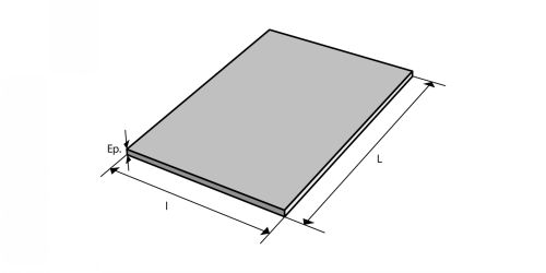 Plaque pa6 polyamide extrudé (Schéma)