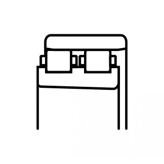 Symbole Roulement à rouleaux cylindriques à deux rangées, de super précision Série NN