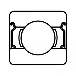 Symbole roulement rigide à billes Z, 2Z et 2RZ