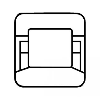 Symbole roulement à rouleaux cylindriques