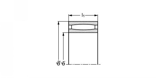 Roulement à rotule sur rouleaux toroïdaux - Plan R7-100