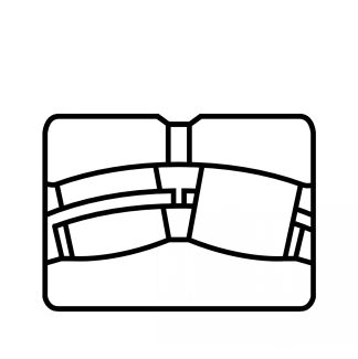 Symbole roulement à rotule sur rouleaux, exécution CC/W33 - alésage cylindrique