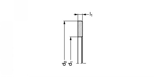 Rondelle de butée à rouleaux - Plan R8-118