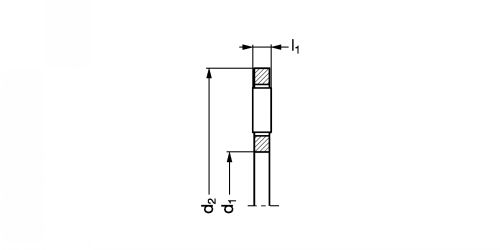 Cage à aiguilles axiales - Plan R8-119