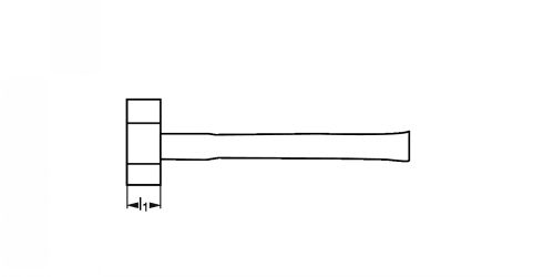 Maillet à embouts nylon - Plan