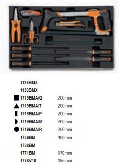 Incrustation d'outils 10 pièces