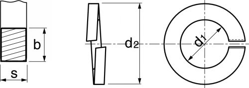 Rondelle élastique "GROWER" - Plan