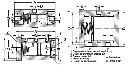 Vibrateur à piston Type FP - Plan