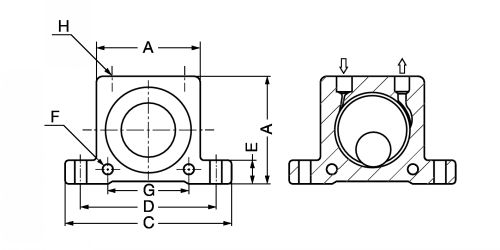 Vibrateur à bille Type K - Plan