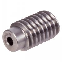 STANDARD HOLLOW WORMS, STEEL, SINGLE-THREAD, MODULE 3 TO 6 MODULE 3,0 À 5,0 (Model : A1-61)