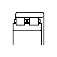 Symbole Roulement à rouleaux cylindriques à deux rangées, de précision, alésage cylindrique Série NN