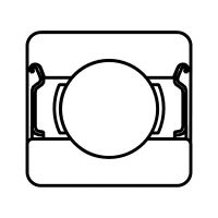 Symbole roulement rigide à billes Z, 2Z et 2RZ