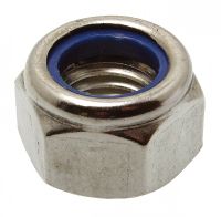 Ecrou Hexagonal indesserable avec bague nylon